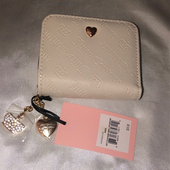 Juicy Couture Angel Not Your Babe Small Zip Around Bifold Wallet NWT - Picture 15 of 16